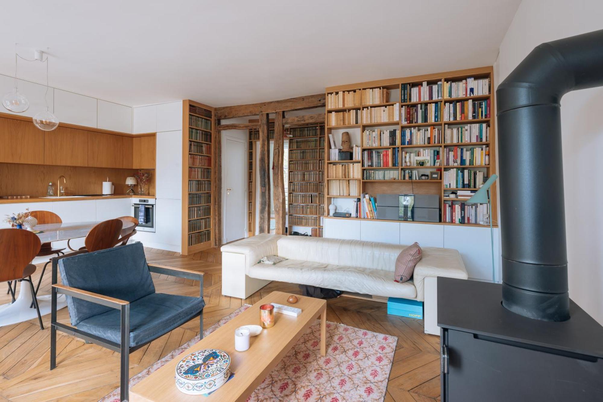 Modern Rustic-style 7th Arrondissement! Appartement Parijs